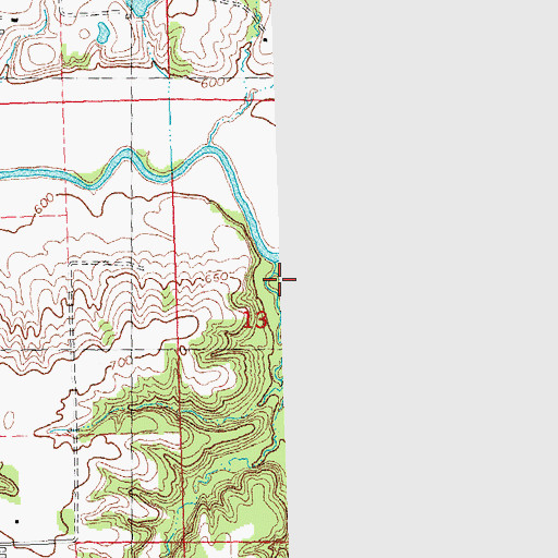Topographic Map of Tucker Hollow, IL