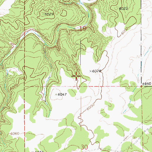 Topographic Map of Antelope Tank, AZ