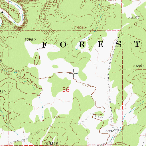 Topographic Map of Number Two Tank, AZ