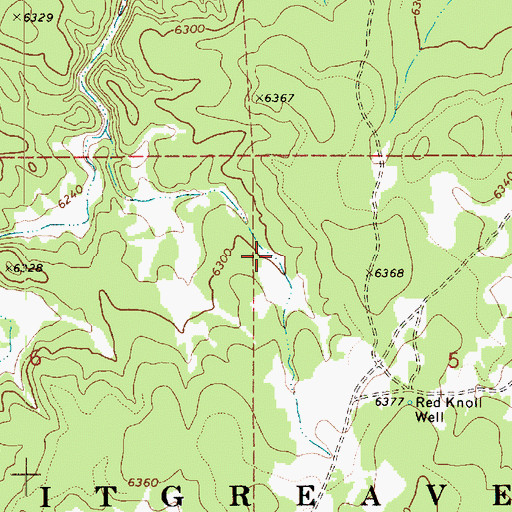 Topographic Map of Gardner Tank, AZ