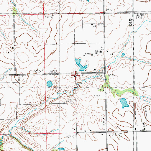 Topographic Map of Union School (historical), IL