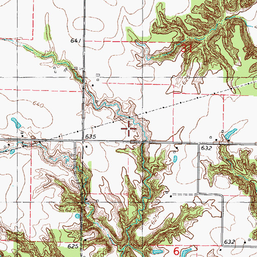 Topographic Map of Union School (historical), IL
