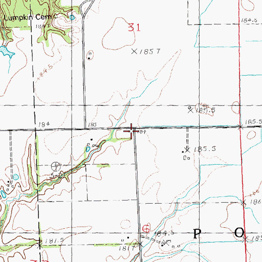 Topographic Map of Union School (historical), IL