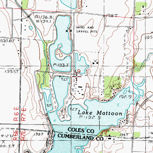 Topographic Map of Union School (historical), IL