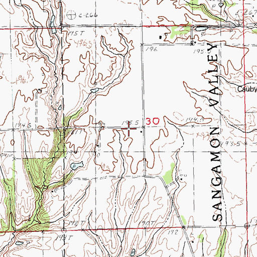 Topographic Map of Union School (historical), IL