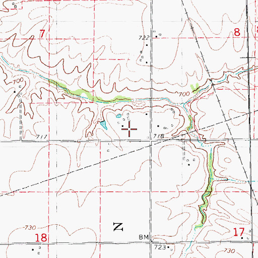 Topographic Map of Union School (historical), IL