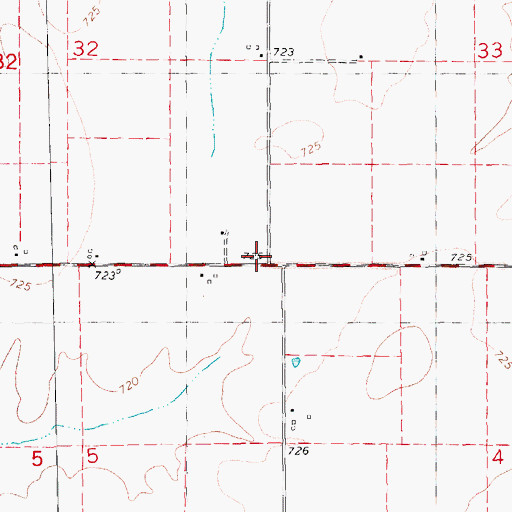 Topographic Map of Union School (historical), IL