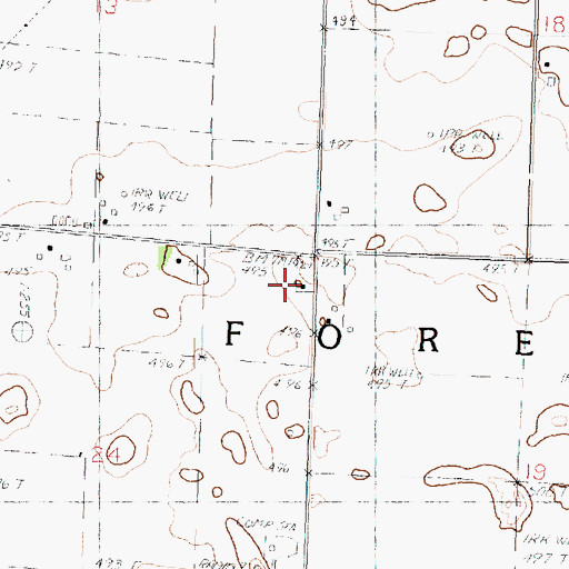 Topographic Map of Union School (historical), IL