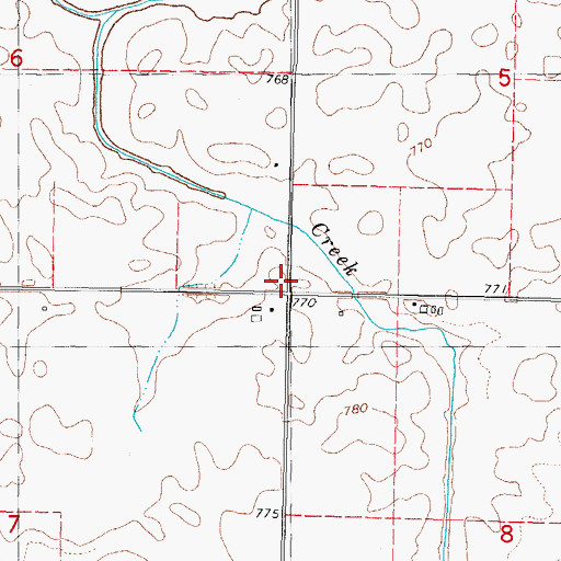 Topographic Map of Union School (historical), IL