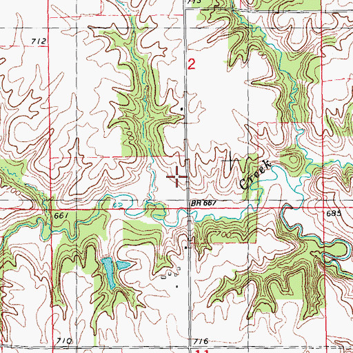Topographic Map of Union School (historical), IL
