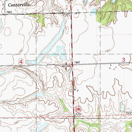 Topographic Map of Union School (historical), IL