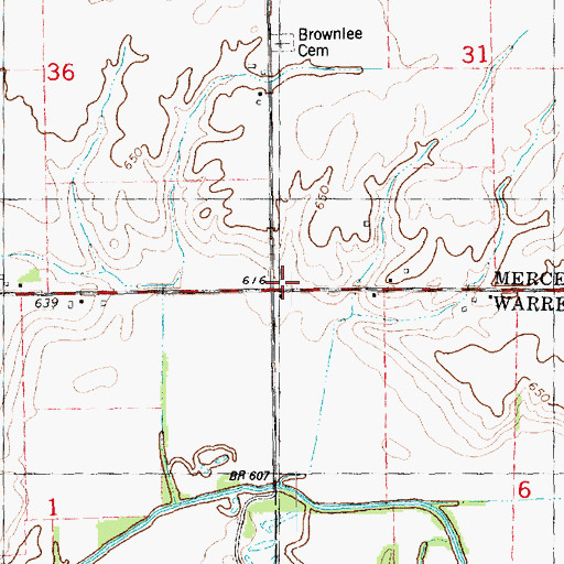 Topographic Map of Union School (historical), IL