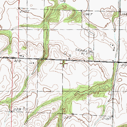 Topographic Map of Union School (historical), IL
