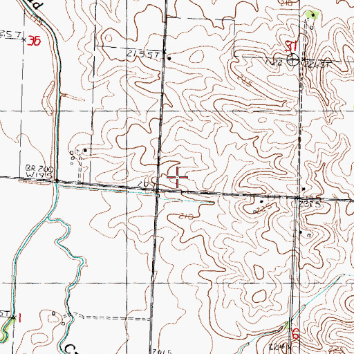 Topographic Map of Union School (historical), IL