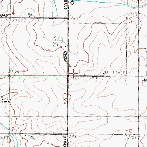 Topographic Map of Union School (historical), IL
