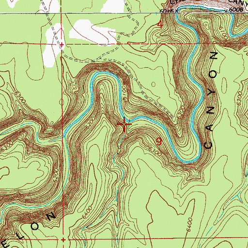 Topographic Map of Pueblo Draw, AZ