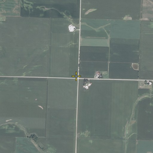 Aerial/Satellite Image of Upton School (historical), IL