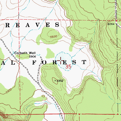Topographic Map of Big Dry Lake, AZ