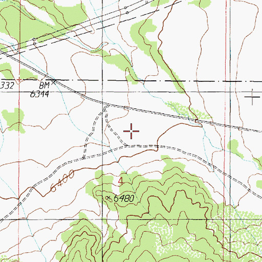 Topographic Map of Nagiller Corral and Scales, AZ