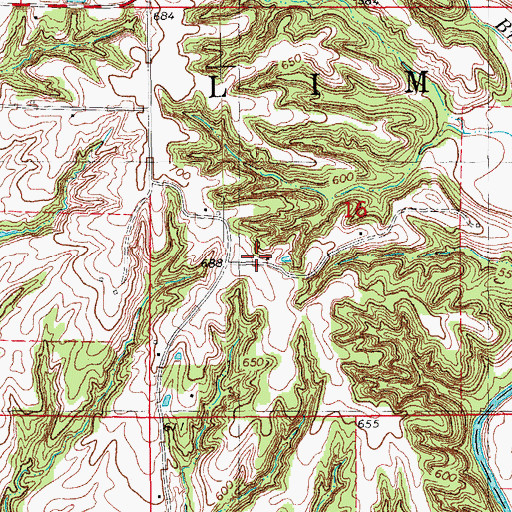 Topographic Map of Victory School (historical), IL