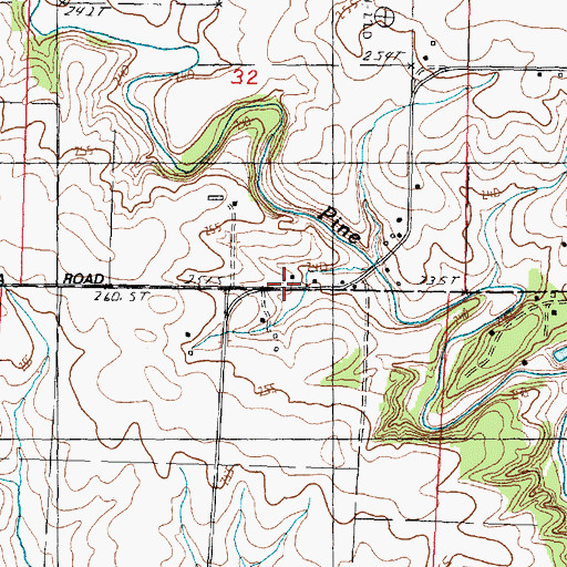 Topographic Map of Victory School (historical), IL