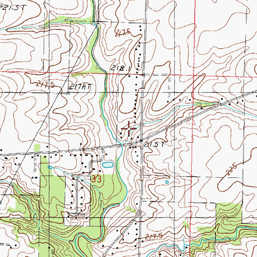 Topographic Map of Wabash School (historical), IL