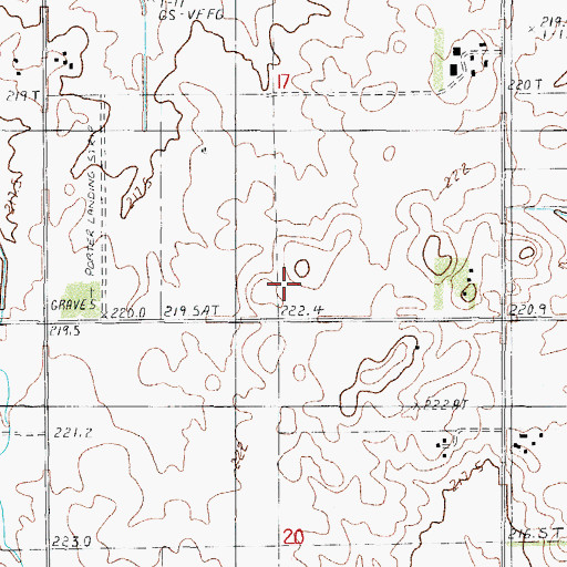 Topographic Map of Wadleigh School (historical), IL