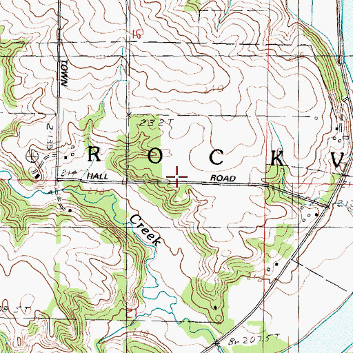 Topographic Map of Waite School, IL