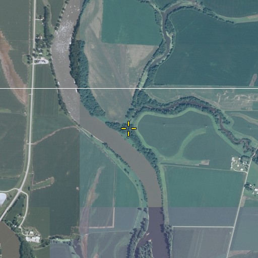 Aerial/Satellite Image of Walker Slough, IL