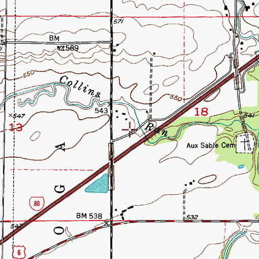 Topographic Map of Walley School (historical), IL