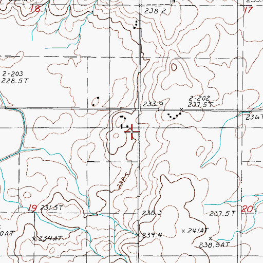 Topographic Map of Walnut Dell School (historical), IL