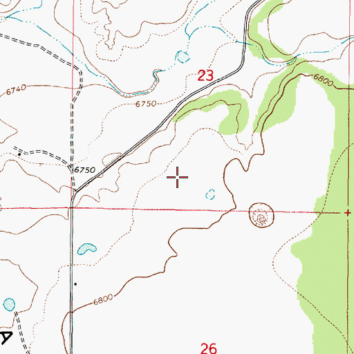 Topographic Map of Raymond Pit, AZ