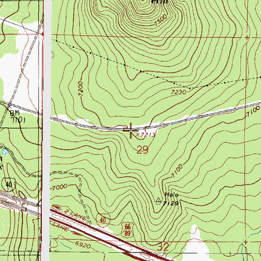 Topographic Map of Garland Prairie Vista, AZ