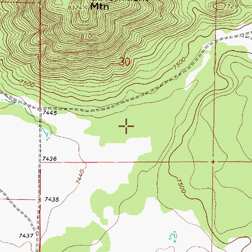 Topographic Map of Autry Tank, AZ