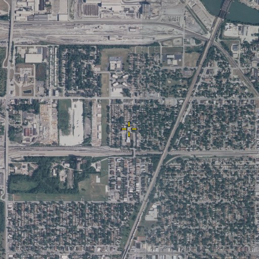 Aerial/Satellite Image of Washington Elementary School, IL
