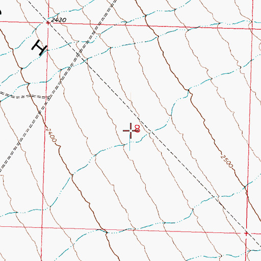 Topographic Map of Dutch Flat, AZ