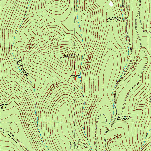 Topographic Map of Section Three Tank, AZ