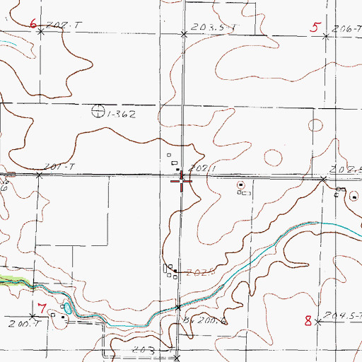 Topographic Map of Welch School (historical), IL