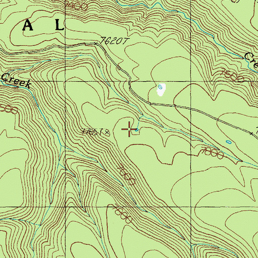 Topographic Map of Holiday Tank, AZ