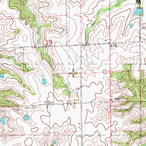 Topographic Map of West Grove School (historical), IL