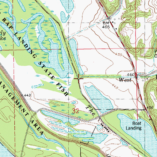 Topographic Map of West Panther Creek, IL