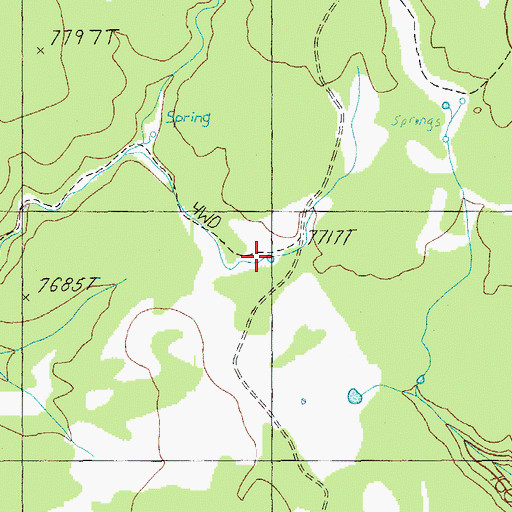 Topographic Map of Pond Tank, AZ