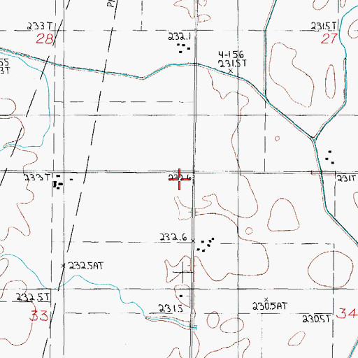 Topographic Map of West Point School (historical), IL