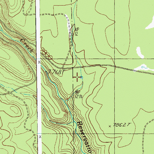 Topographic Map of Maverick Tank, AZ
