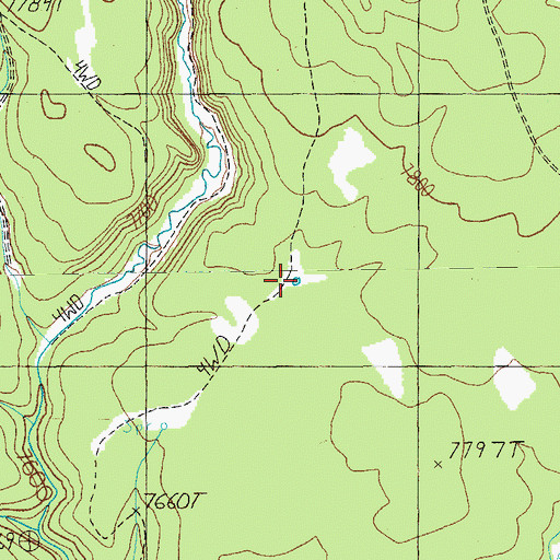 Topographic Map of Burn Tank, AZ