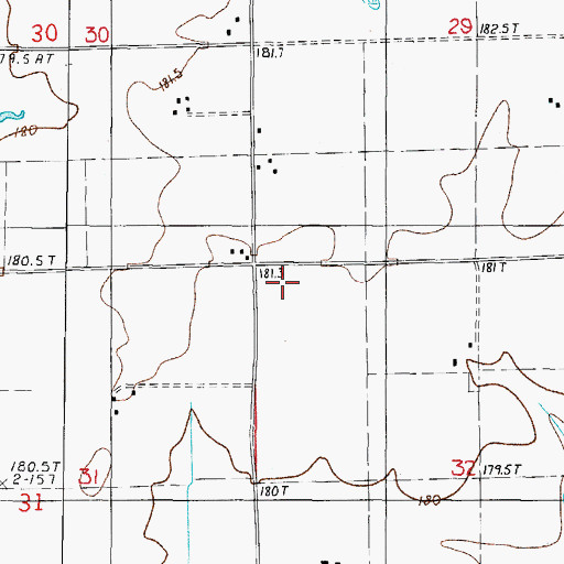 Topographic Map of West Union School (historical), IL