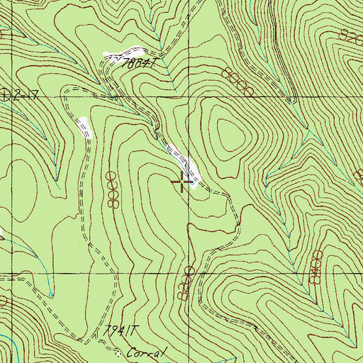 Topographic Map of Loop Tank, AZ