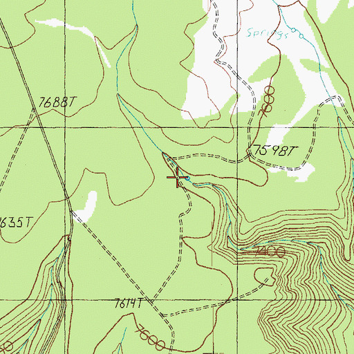 Topographic Map of Wildcat Tank, AZ