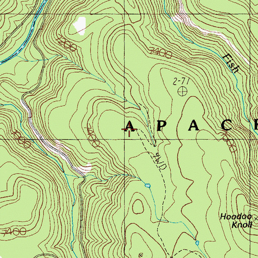 Topographic Map of Black Tank, AZ
