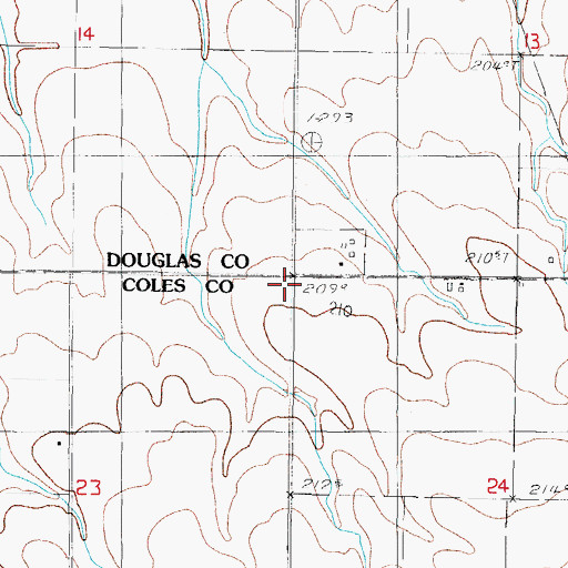 Topographic Map of Wheatley School (historical), IL
